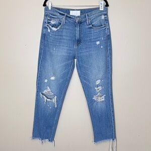 Mother Superior The High Waisted Cardinal Sinner Ankle Chew Jeans -Women's Sz 29